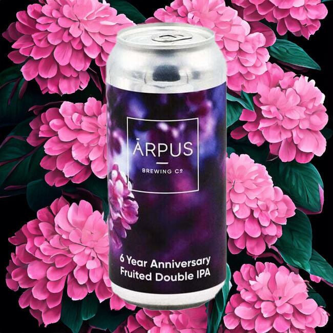Arpus 6 Year Anniversary Fruited Double IPA Arpus 6 Year Anniversary Fruited Double IPA