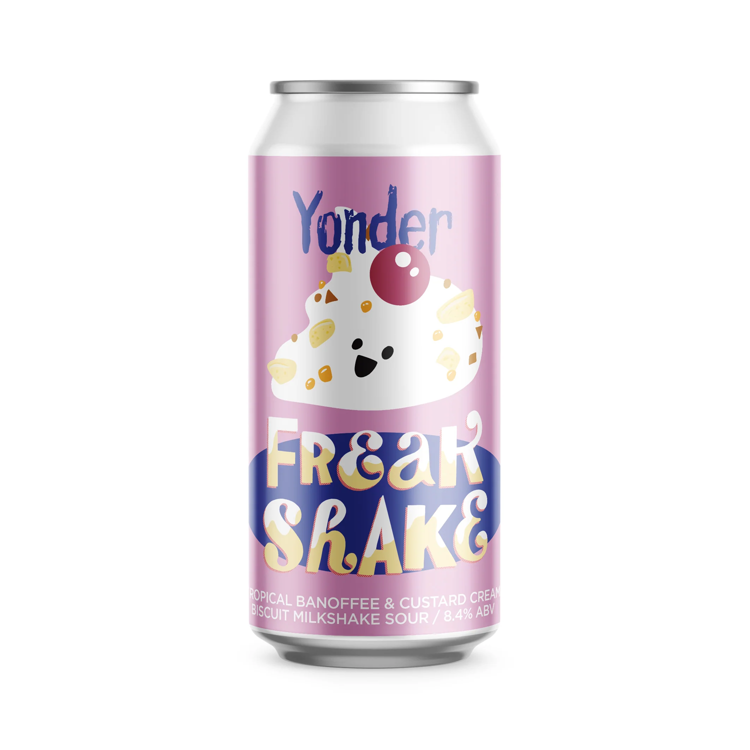 Yonder Freak Shake Tropical Banoffee &amp; Custard Cream Biscuit Milkshake Sour