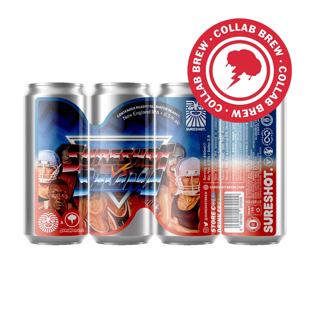Sureshot x Salama Contender Ready? Gladiator Ready? NE IPA