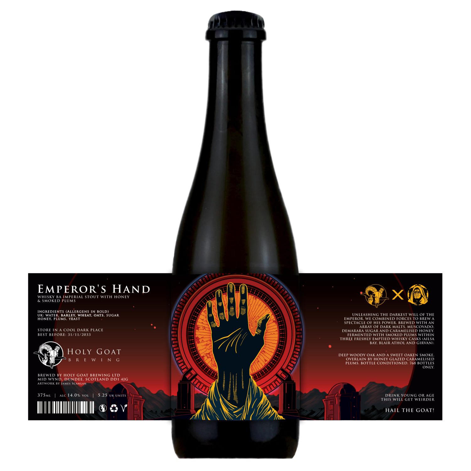 Holy Goat x Emperor's Emperor's Hand Whisky BA Imperial Stout