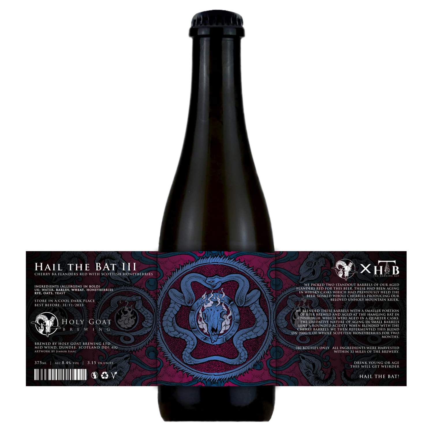 Holy Goat Hail The Bat III BA Cherry Flanders