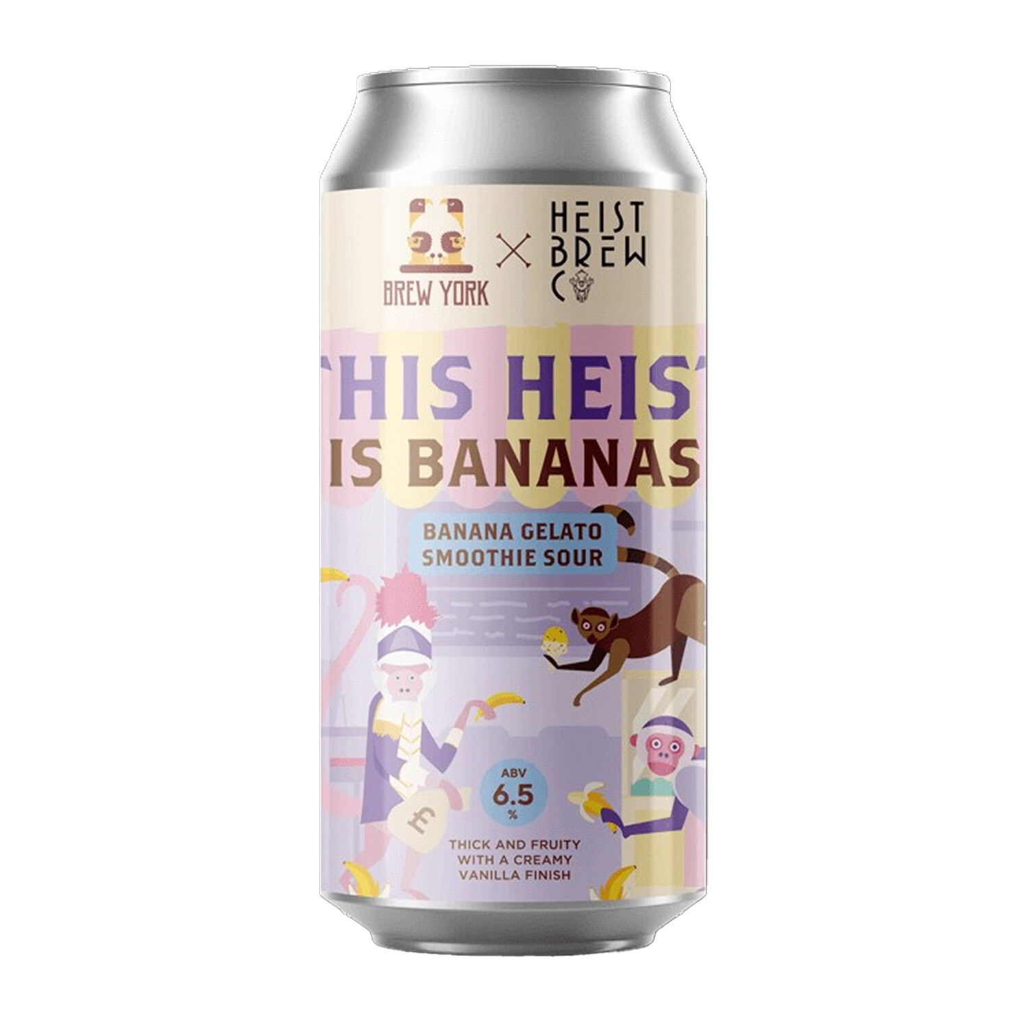Brew York x Heist This Heist Is Bananas Gelato Smoothie Sour Brew York x Heist This Heist Is Bananas Gelato Smoothie Sour