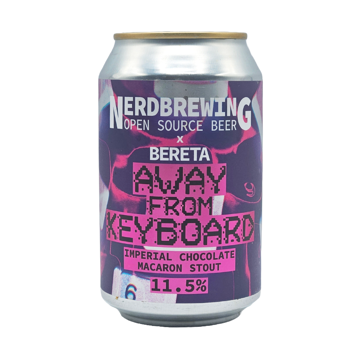 Nerdbrewing x Bereta Away From Keyboard Chocolate Macaroon Imperial Stout