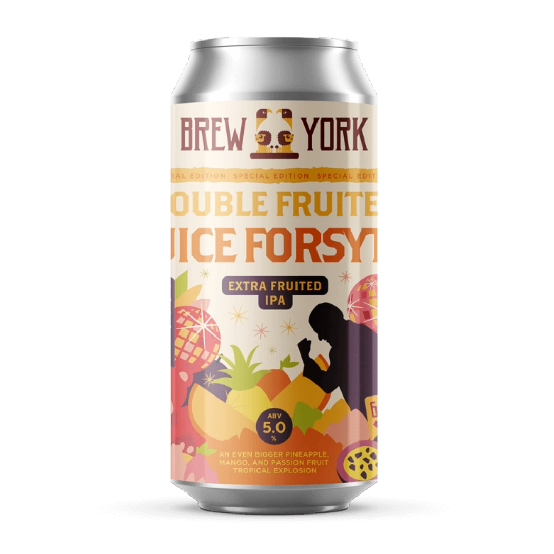 Brew York Double Fruited Juice Forsyth Extra Fruited IPA