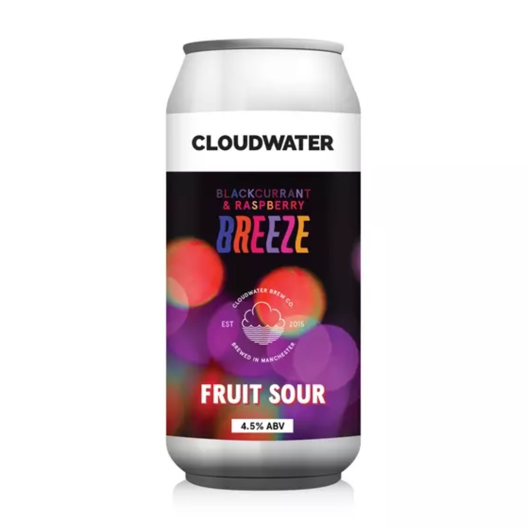 Cloudwater Blackcurrant & Raspberry Breeze Fruit Sour Cloudwater Blackcurrant & Raspberry Breeze Fruit Sour