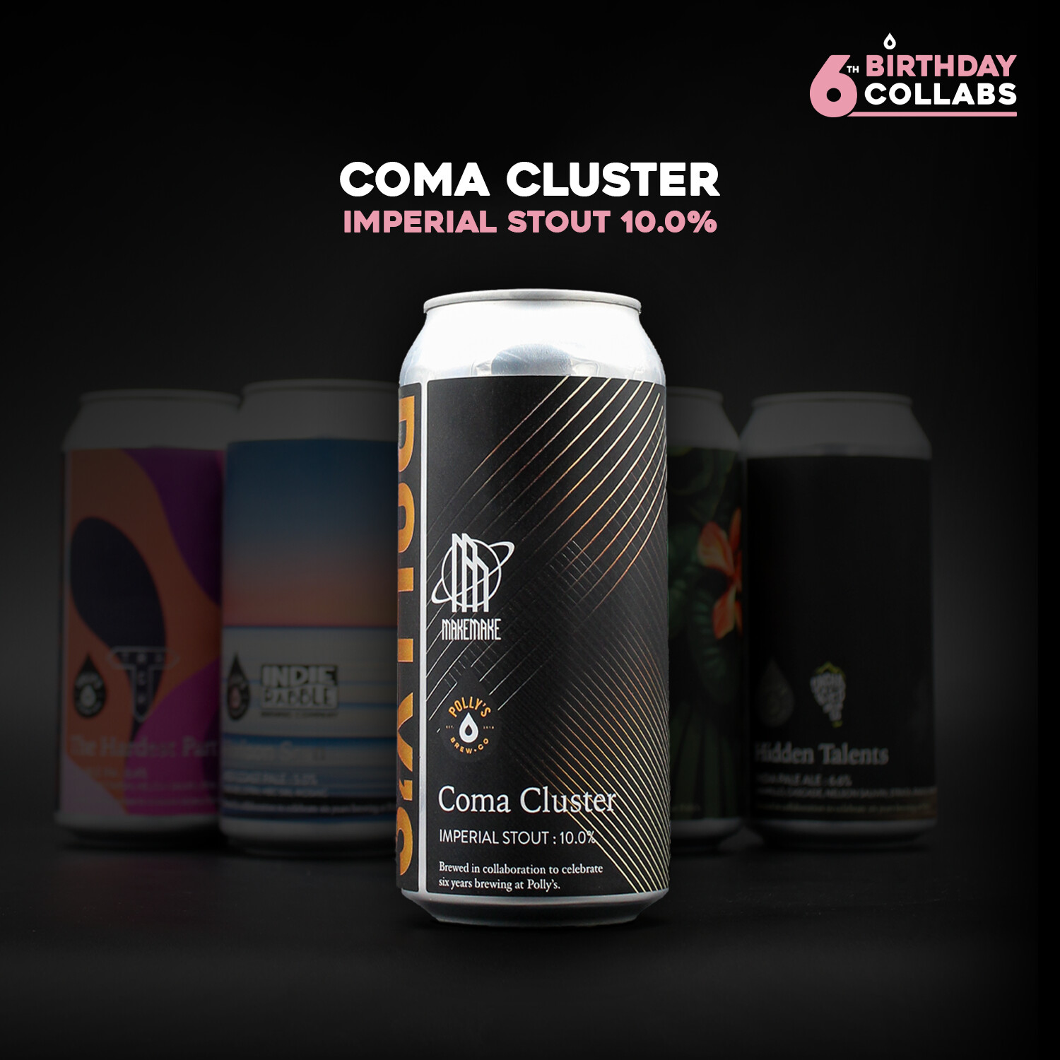 Polly's x Makemake Coma Cluster Imperial Stout