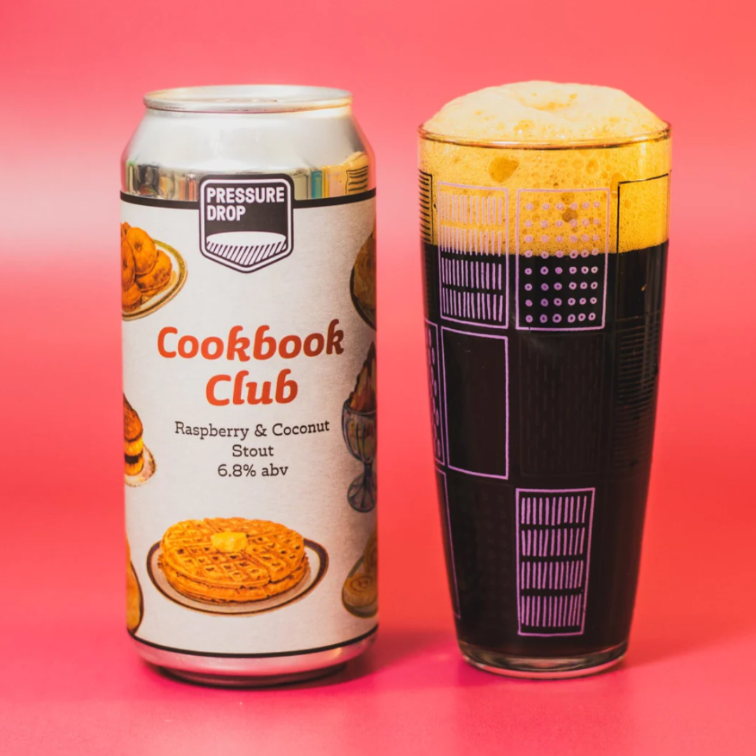 Pressure Drop Cookbook Club Raspberry & Coconut Stout Pressure Drop Cookbook Club Raspberry & Coconut Stout