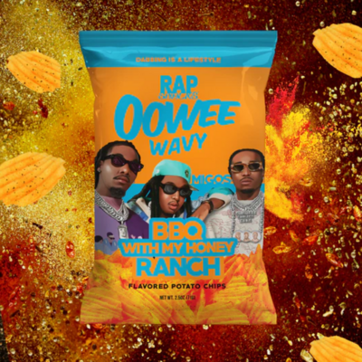 Rap Snacks Migos BBQ With My Honey Ranch Potato Chips