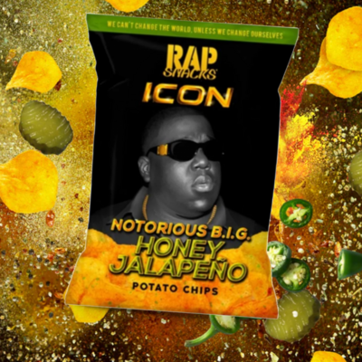 Rap Snacks Icon Notorious B.I.G Honey Jalapeno Potato Chips