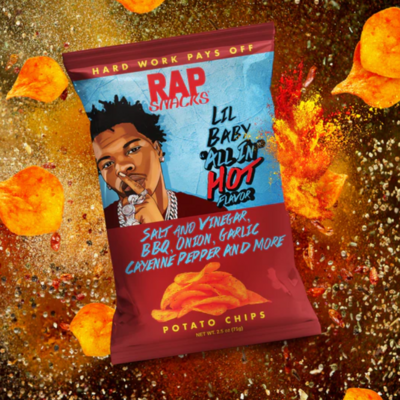Rap Snacks Lil Baby All In Hot Flavor Potato Chips