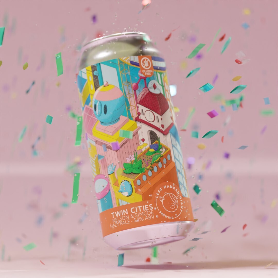 Left Handed Giant Twin Cities NELSON SAUVIN & SIMCOE GF Hazy Pale Ale Left Handed Giant Twin Cities NELSON SAUVIN & SIMCOE GF Hazy Pale Ale