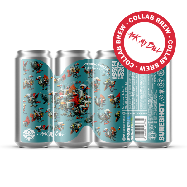 Sureshot x Ask My Bull Techno Pigeon Pale Ale Sureshot x Ask My Bull Techno Pigeon Pale Ale