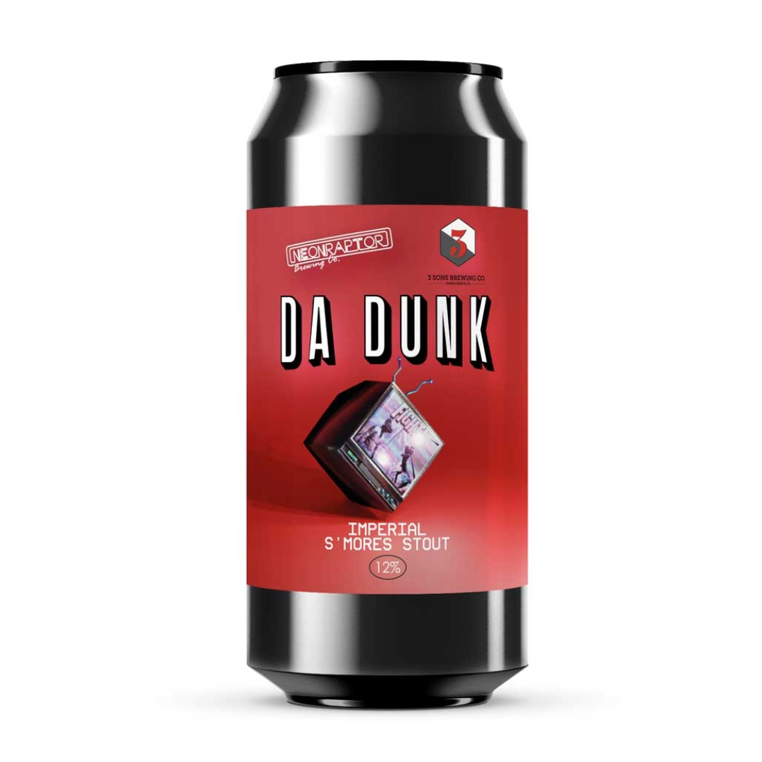 Neon Raptor x 3 Sons Da Dunk Imperial S&#39;Mores Stout