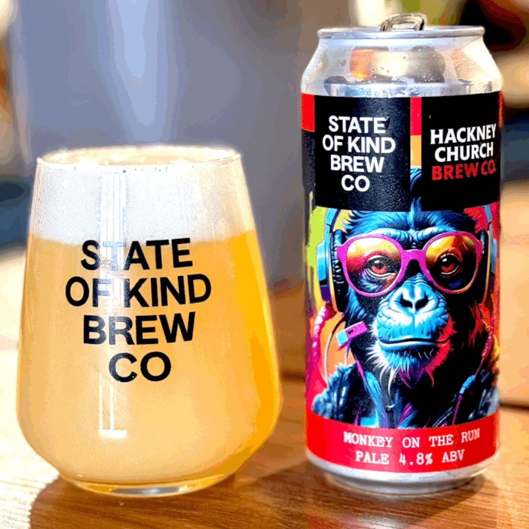 State of Kind x Hackney Church Monkey On The Run Pale Ale State of Kind x Hackney Church Monkey On The Run Pale Ale