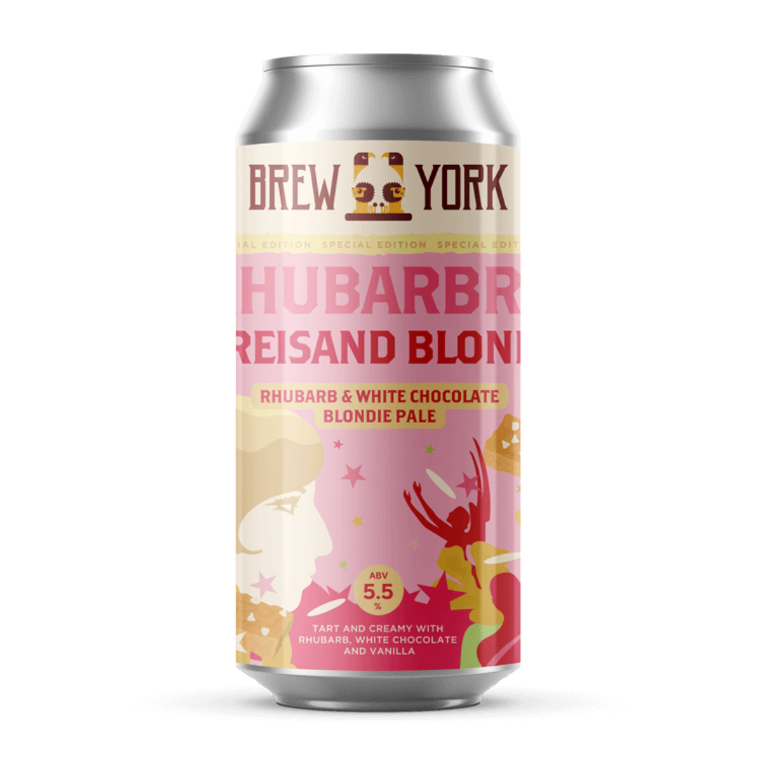 Brew York Rhubarbra Streisand Blondie Rhubarb & White Chocolate Blondie Pale Ale Brew York Rhubarbra Streisand Blondie Rhubarb & White Chocolate Blondie Pale Ale