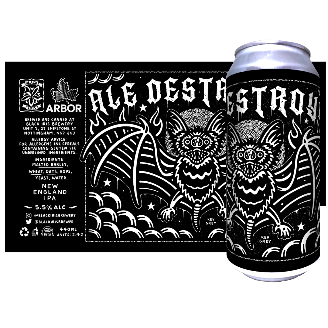 Black Iris x Arbor Ale Destroyer NE IPA