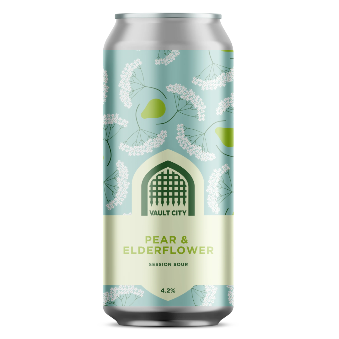 Vault City Pear & Elderflower Session Sour Vault City Pear & Elderflower Session Sour