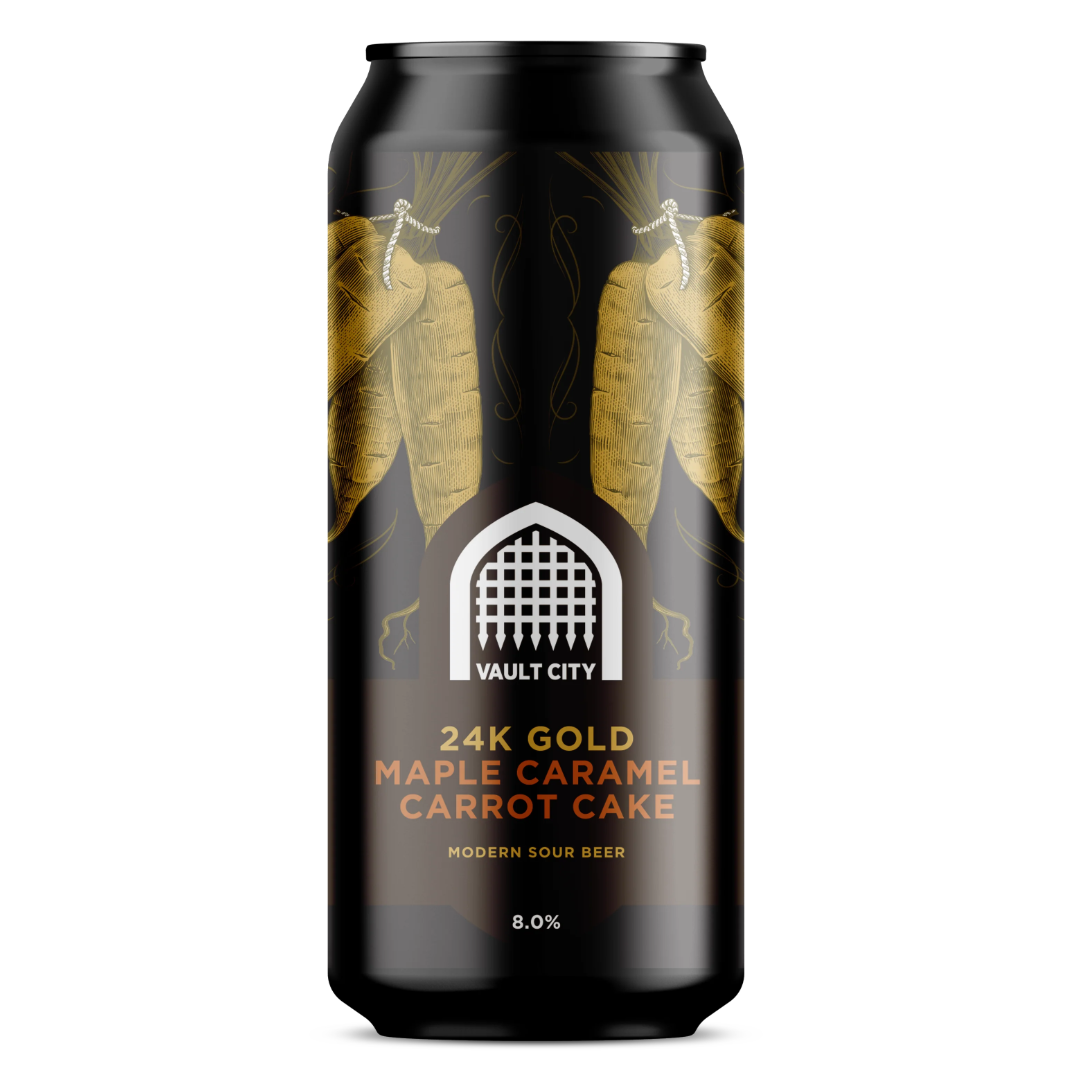 Vault City 24K Gold Maple Caramel Carrot Cake Sour