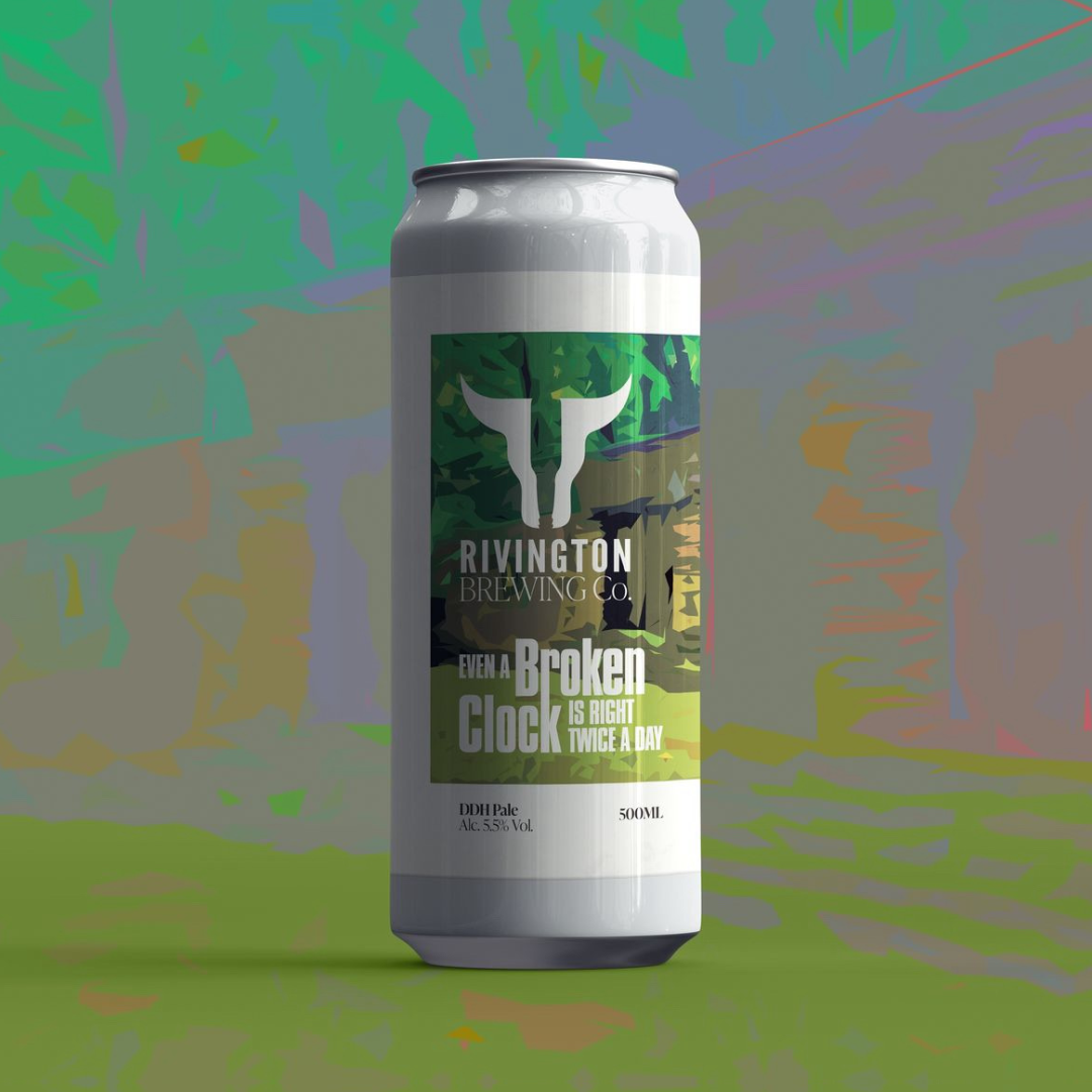 Rivington Even A Broken Clock Is Right Twice A Day DDH Pale Ale Rivington Even A Broken Clock Is Right Twice A Day DDH Pale Ale