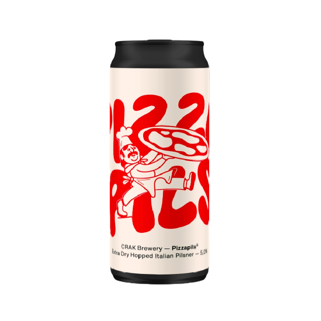 CRAK Pizzapils Extra Dry Hopped Italian Pilsner