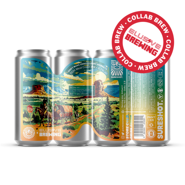 Sureshot x Elusive Don't Make Unnecessary Journeys DDH WC IPA