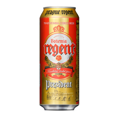 Bohemia Regent Prezident Pale Lager RED Can