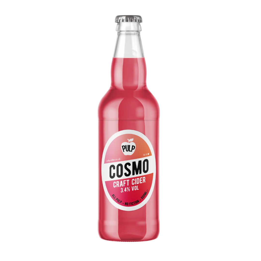 Pulp Cosmo Cider Bottle