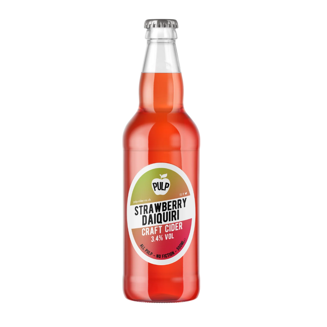 Pulp Strawberry Daiquiri Cider Bottle