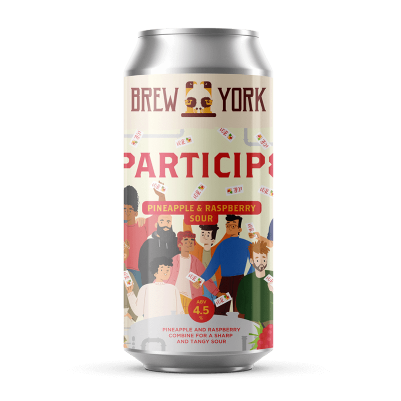 Brew York PARTICIP8 Pineapple &amp; Raspberry Sour