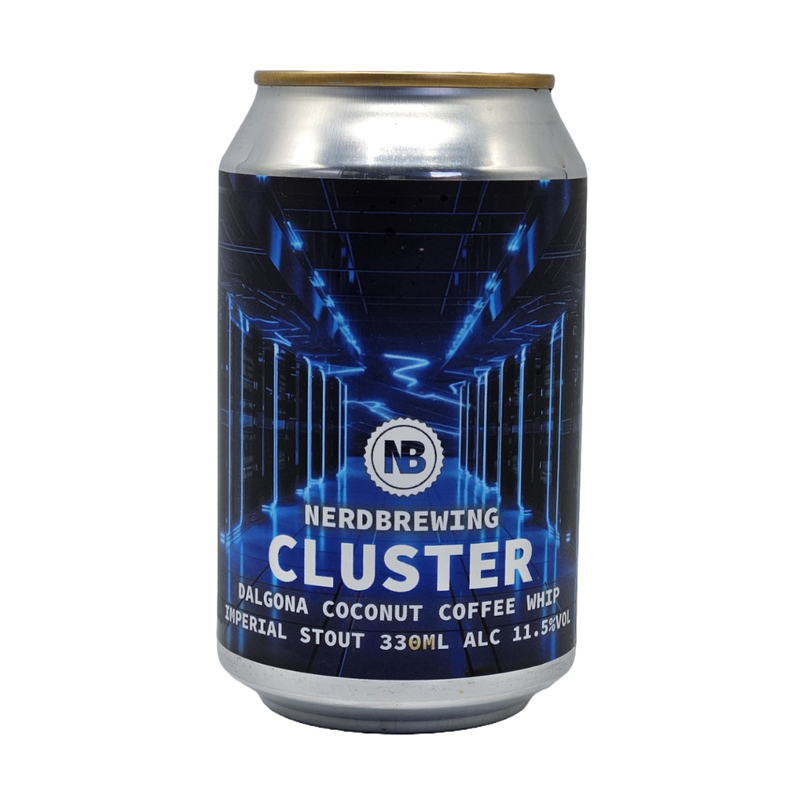 Nerdbrewing Cluster Dalgona Coconut Coffee Whip Imperial Stout