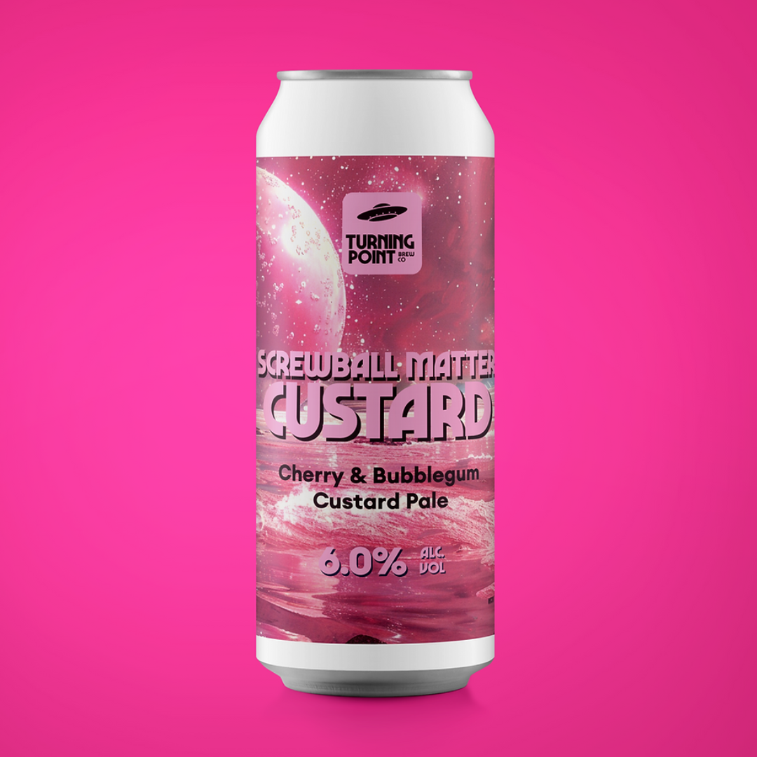Turning Point Screwball Matter Custard Cherry & Bubblegum Custard Pale Ale Turning Point Screwball Matter Custard Cherry & Bubblegum Custard Pale Ale