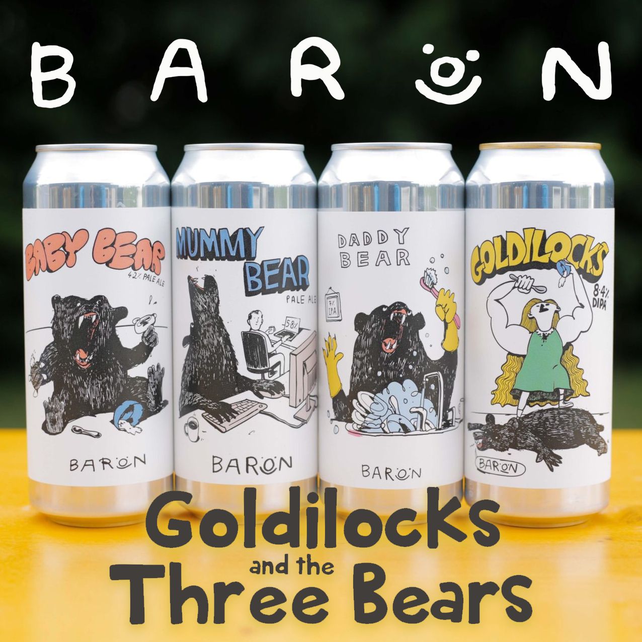 Barons Goldilocks and the Three Bears 4 Pack