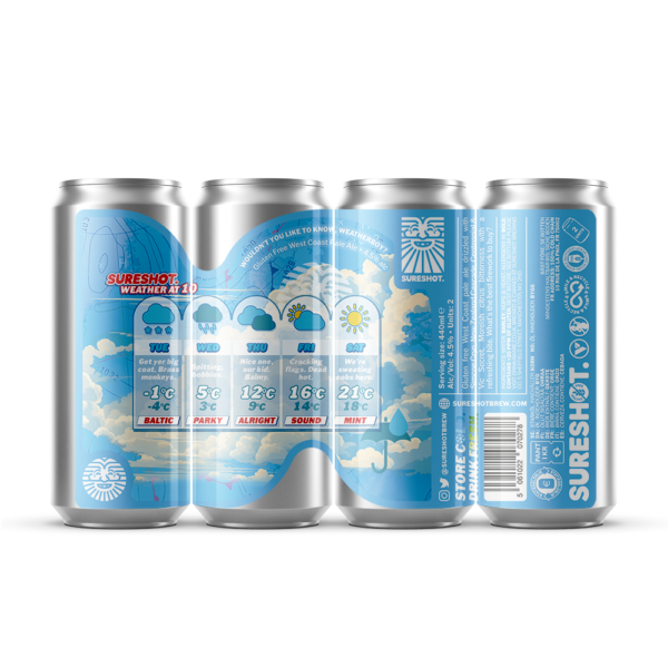 Sureshot Wouldn't You Like To Know, Weatherboy? GF WC Pale Ale Sureshot Wouldn't You Like To Know, Weatherboy? GF WC Pale Ale