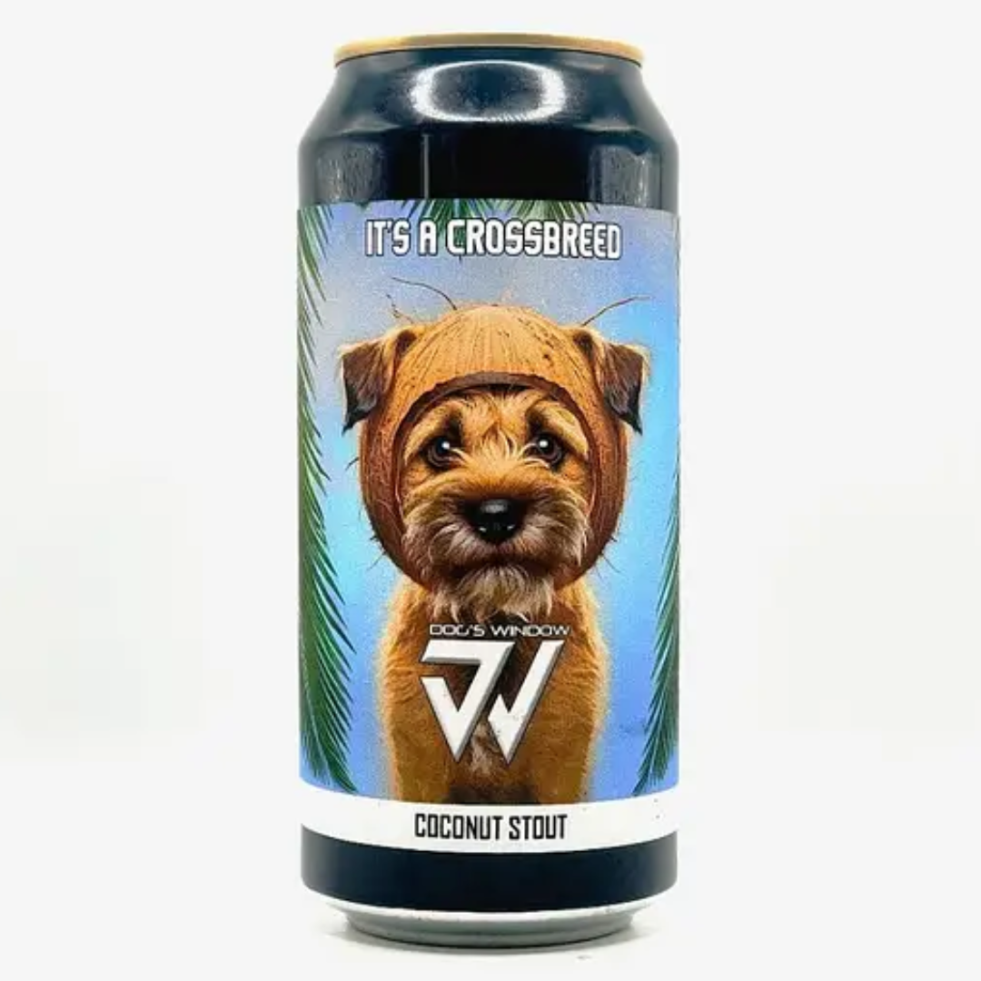 Dog&#39;s Window It&#39;s A Crossbreed COCONUT Stout