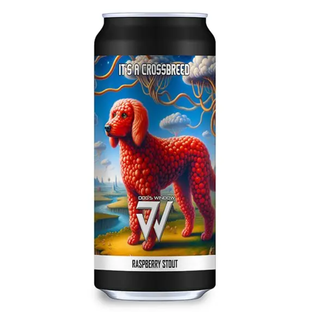 Dog's Window It's A Crossbreed RASPBERRY Stout Dog's Window It's A Crossbreed RASPBERRY Stout