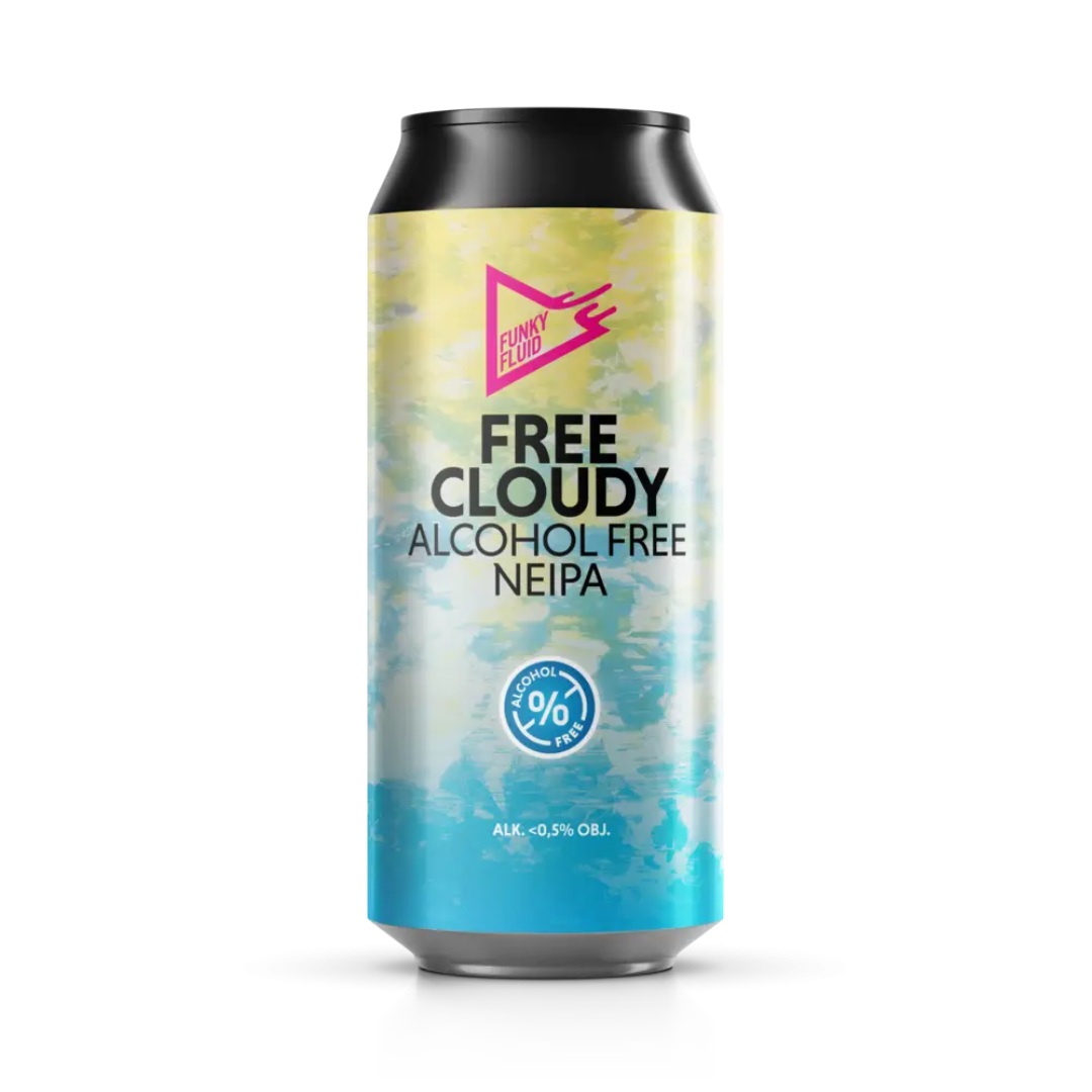 Funky Fluid Free Cloudy Alcohol Free NE IPA