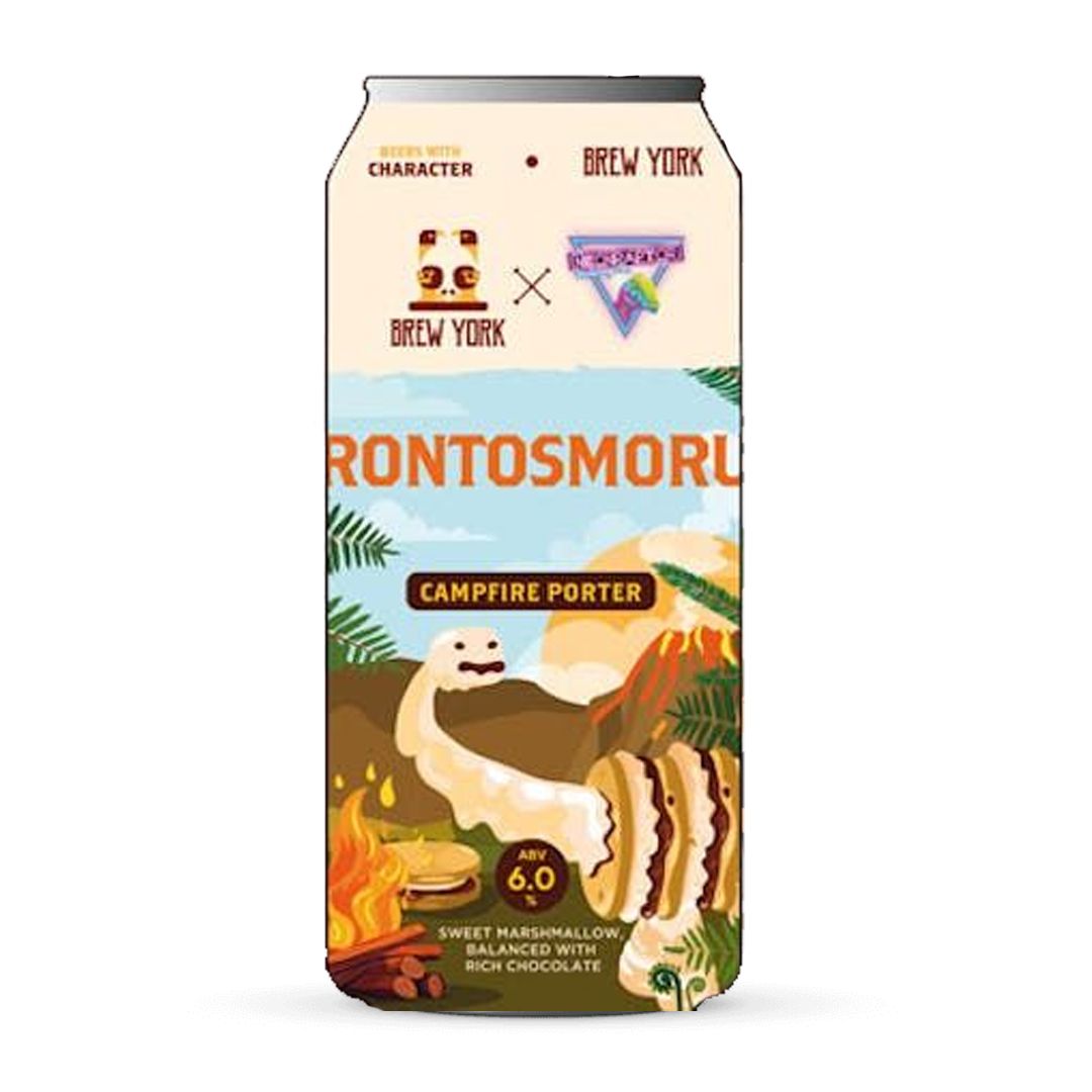 Brew York x Neon Raptor Brontosmorus Campfire Porter Brew York x Neon Raptor Brontosmorus Campfire Porter