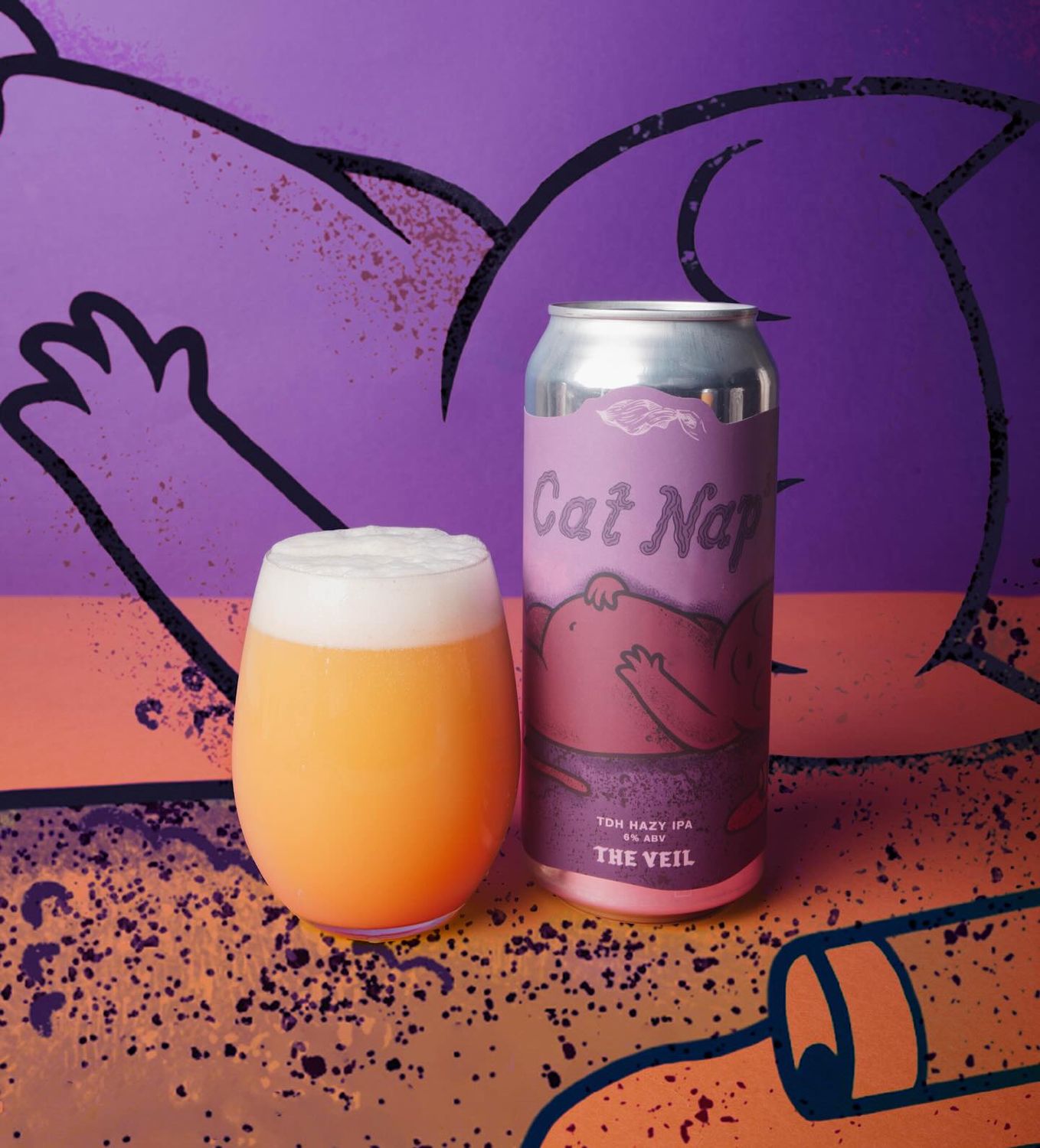 The Veil Cat Nap³ IPA