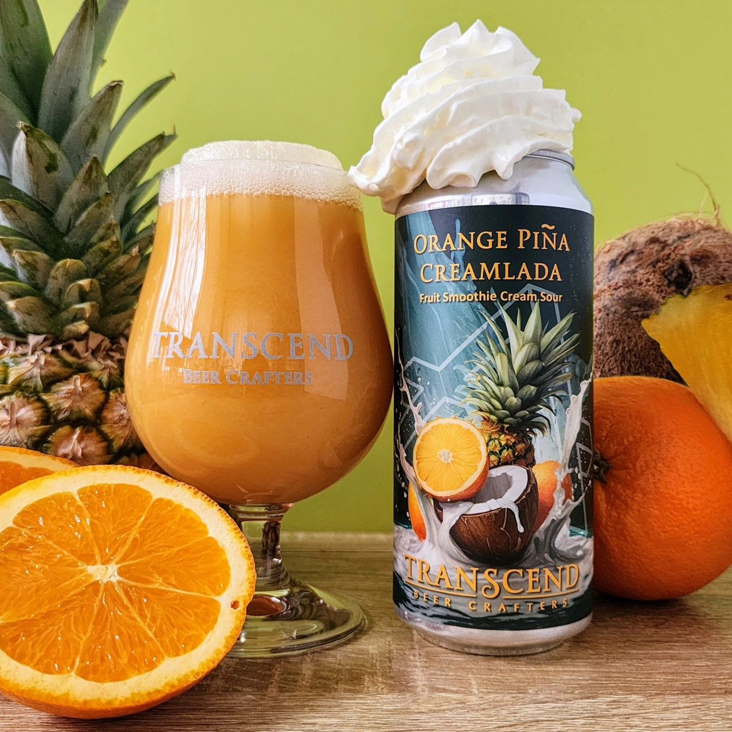 Transcend Orange Pina Creamlada Smoothie Sour Transcend Orange Pina Creamlada Smoothie Sour