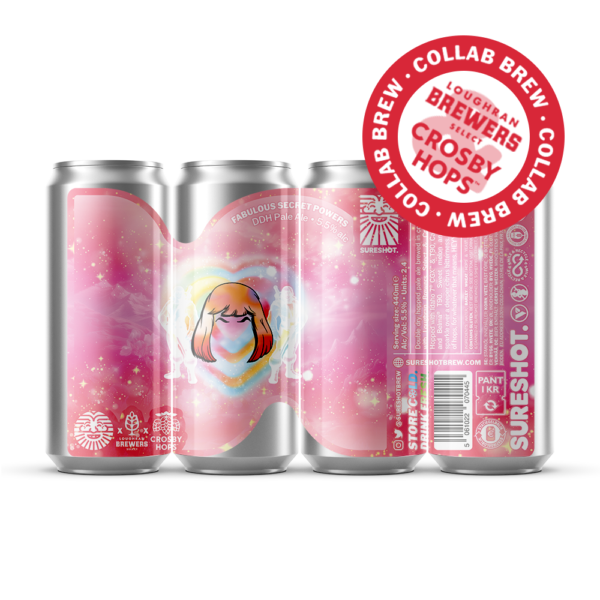 Sureshot x Loughran Fabulous Secret Powers DDH Pale Ale Sureshot x Loughran Fabulous Secret Powers DDH Pale Ale