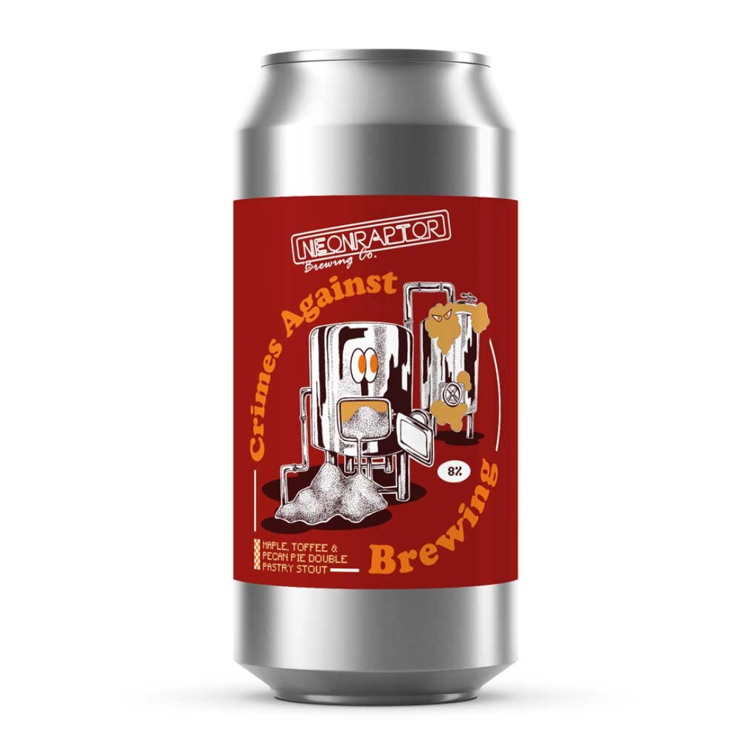 Neon Raptor Crimes Against Brewing Maple Toffee Pecan Pie Pastry Stout Neon Raptor Crimes Against Brewing Maple Toffee Pecan Pie Pastry Stout