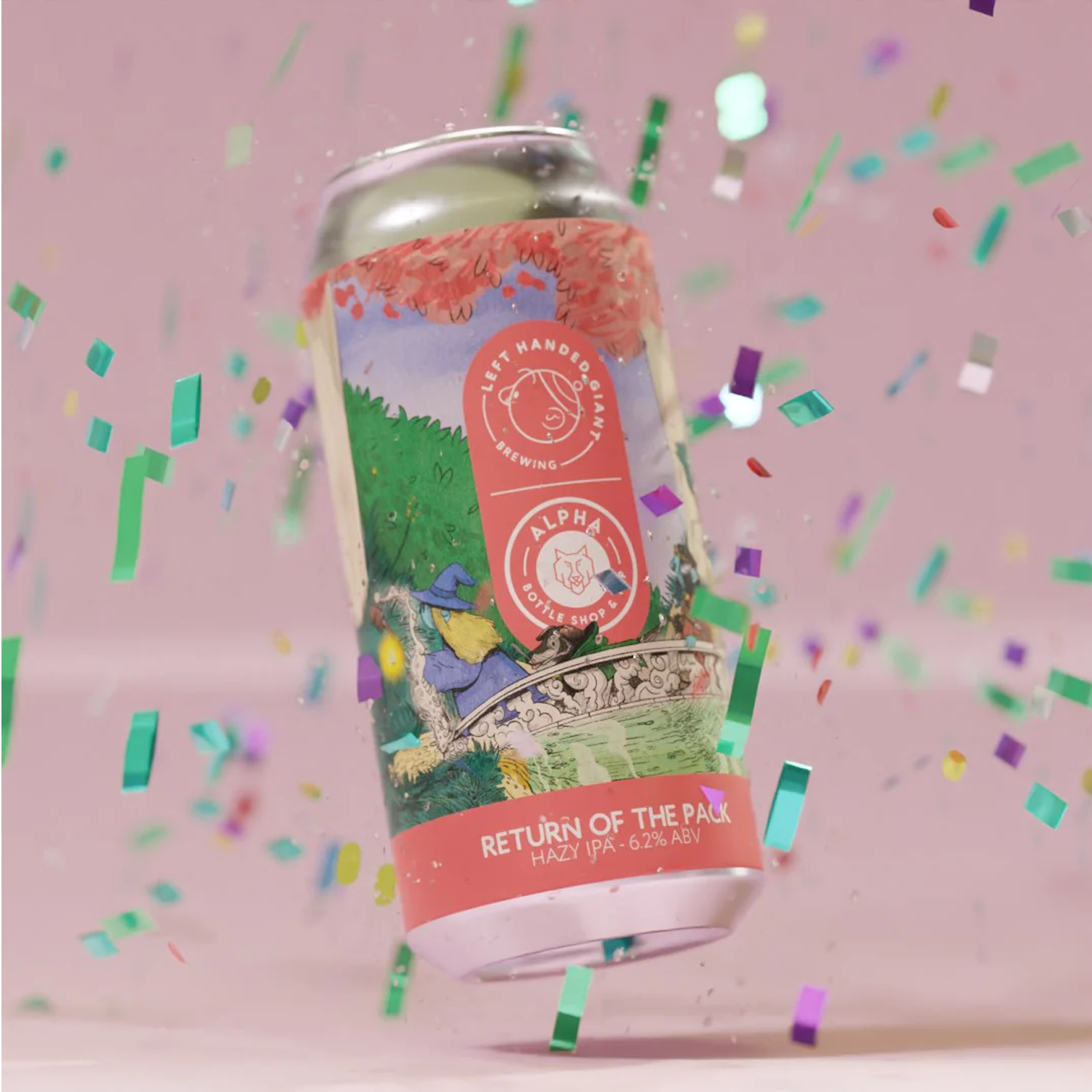 Left Handed Giant x Alpha Return Of The Pack Hazy IPA