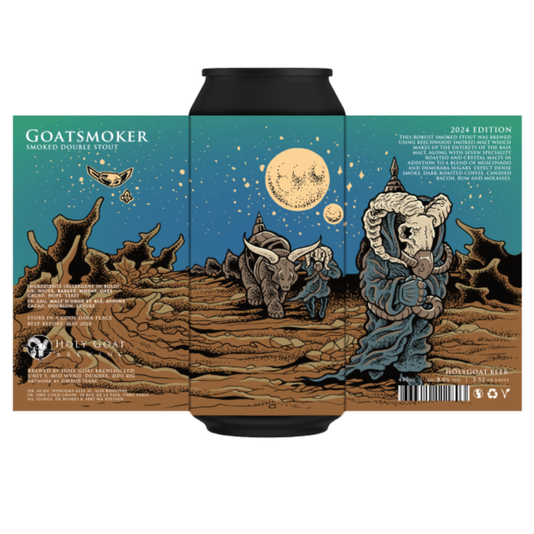 Holy Goat Goatsmoker 2024 Smoked Double Stout Holy Goat Goatsmoker 2024 Smoked Double Stout