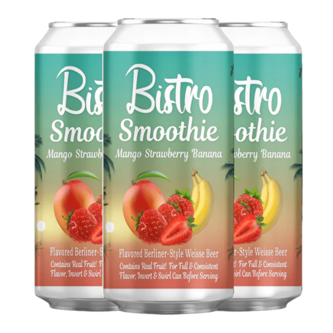 Energy City Bistro Mango Strawberry Banana Smoothie Sour