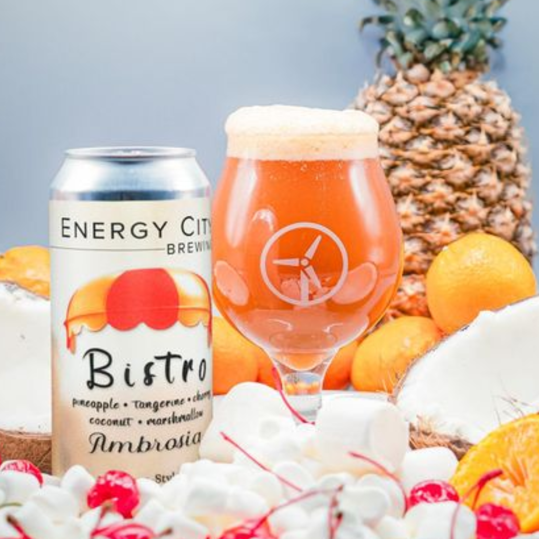 Energy City Bistro Ambrosia Fruited Berliner Weisse Energy City Bistro Ambrosia Fruited Berliner Weisse