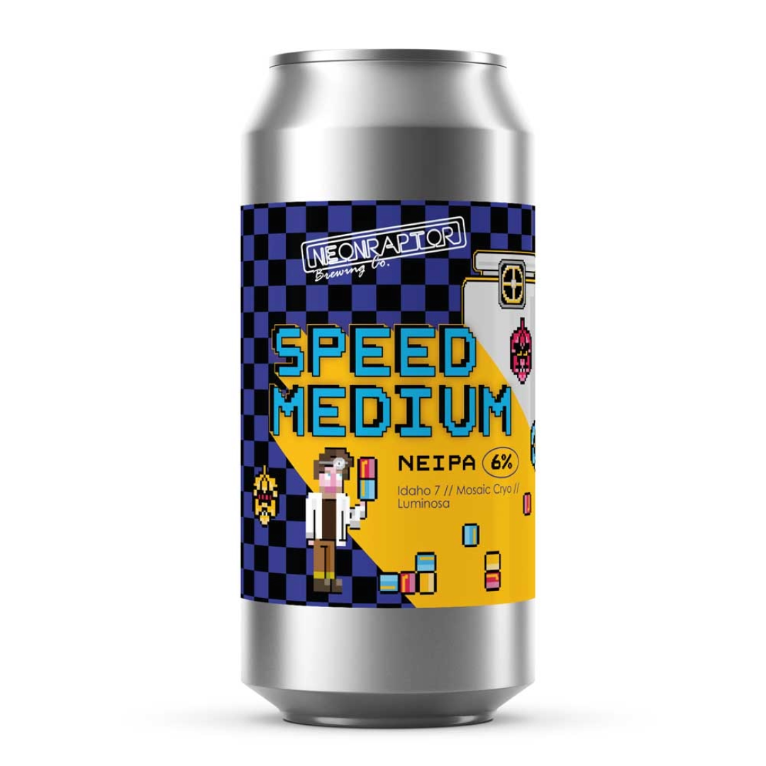 Neon Raptor Speed Medium NE IPA Neon Raptor Speed Medium NE IPA