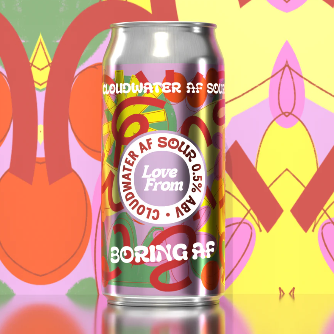 Cloudwater Boring Alcohol Free Cherry & Hibiscus Sour Cloudwater Boring Alcohol Free Cherry & Hibiscus Sour