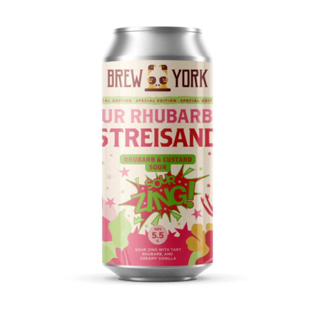 Brew York SOUR Rhubarbra Streisand Rhubarb &amp; Custard Sour