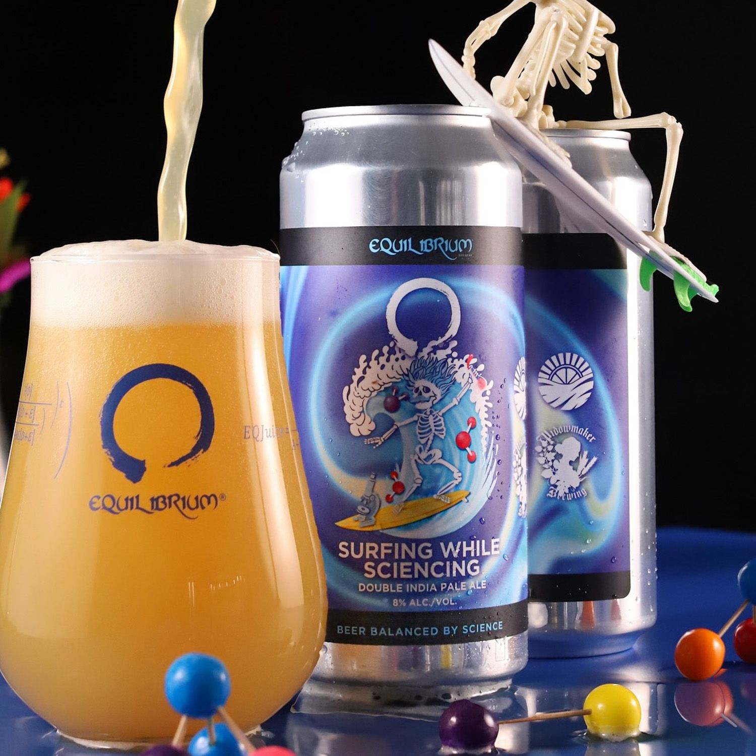 Equilibrium x Vitamin Sea x Widowmaker Surfing While Sciencing DIPA
