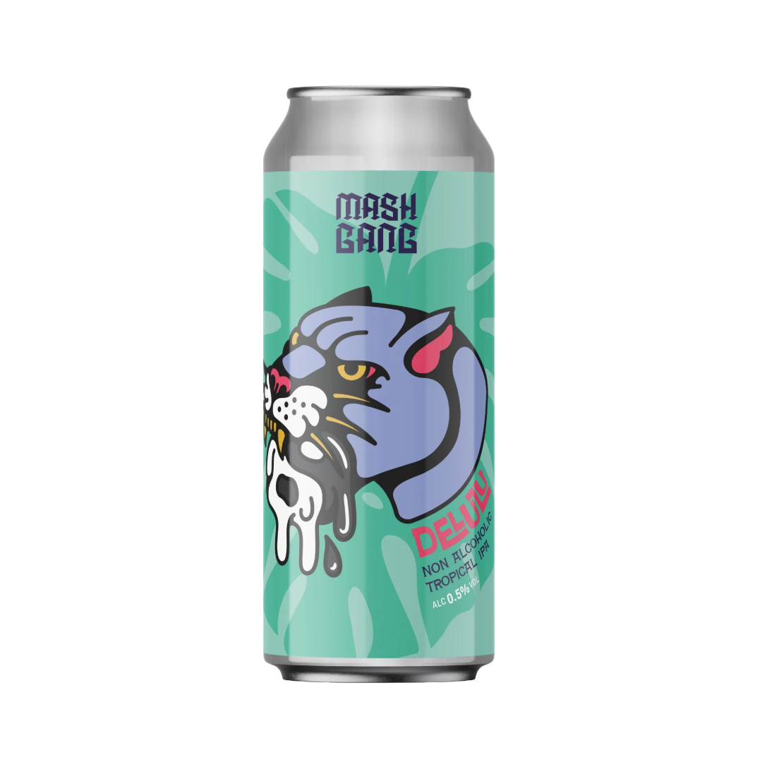 Mash Gang Delulu Non Alcoholic Tropical IPA Mash Gang Delulu Non Alcoholic Tropical IPA